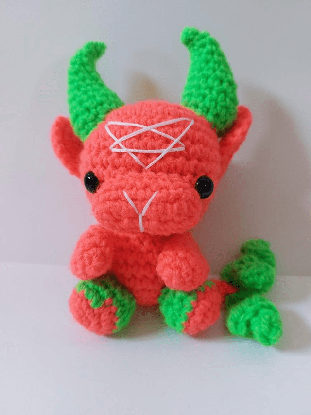 Watermelon Baphomet Goat 