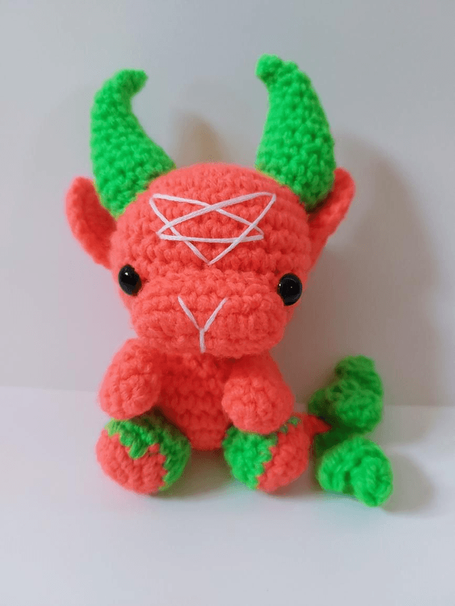 Watermelon Baphomet Goat 