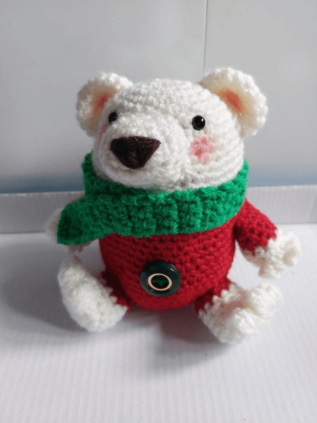 Christmas Polar Pete Bear 