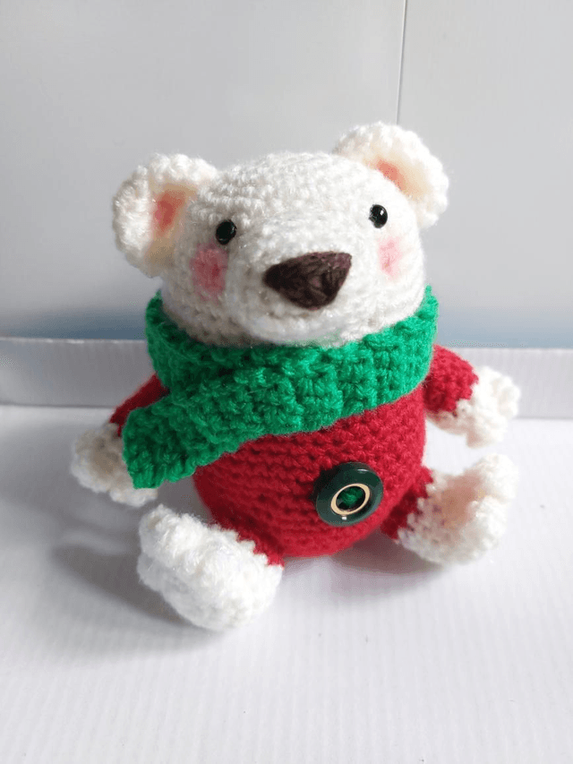 Christmas Polar Pete Bear 